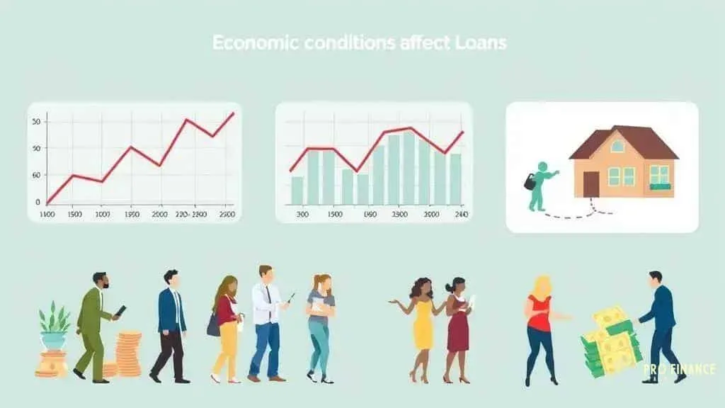 Impact of economic conditions on loans