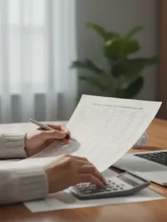 Person reviewing health savings account documents for 2026