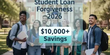 Students reviewing education benefits and student loan forgiveness programs for 2026
