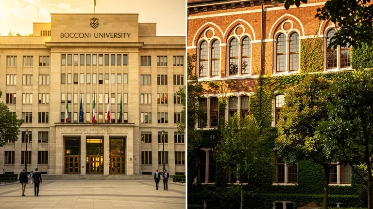 Bocconi University and Ivy League finance programs comparison