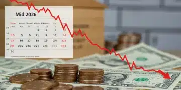 Economic Forecast 2026: Inflation dip graphic affecting household budgets