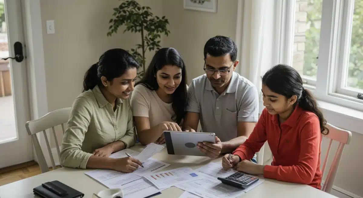 Family budgeting and financial planning for economic changes